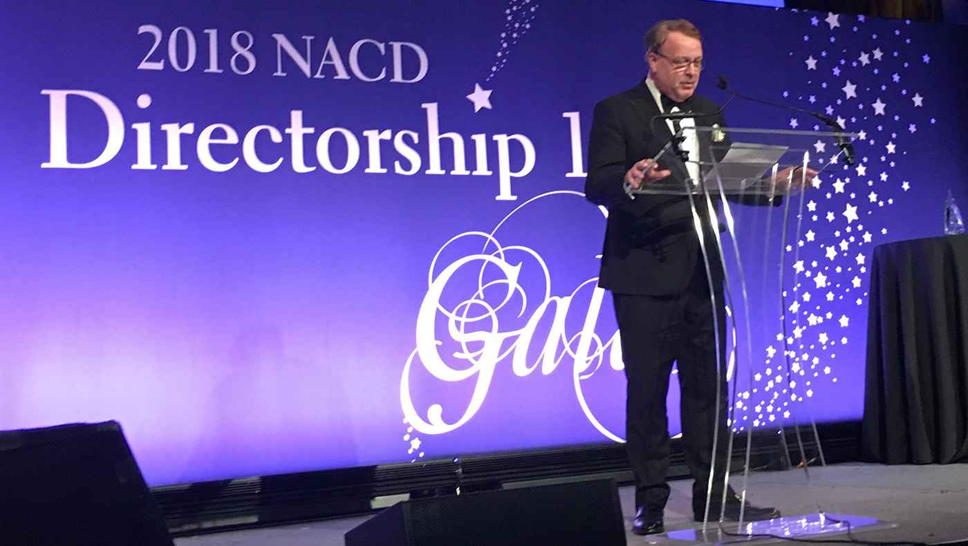 Lawrence Cunningham speech at NACD