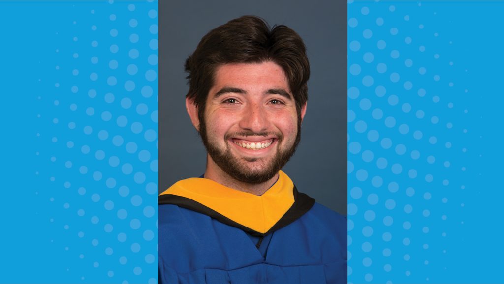 Rafi Turitz-Sweifach, a member of UD’s Lerner Class of 2022, shared his favorite UD memories, how he has grown during his time at UD and his plans following graduation.