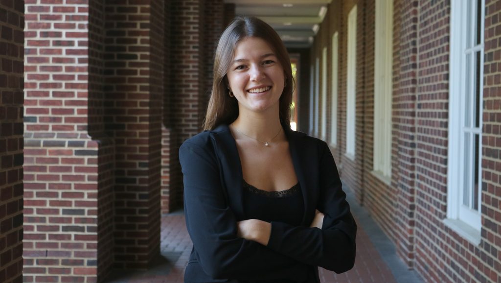 Adelina Campbell photo on UD campus