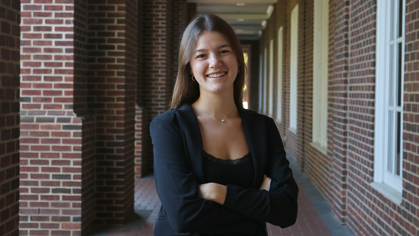 Adelina Campbell photo on UD campus
