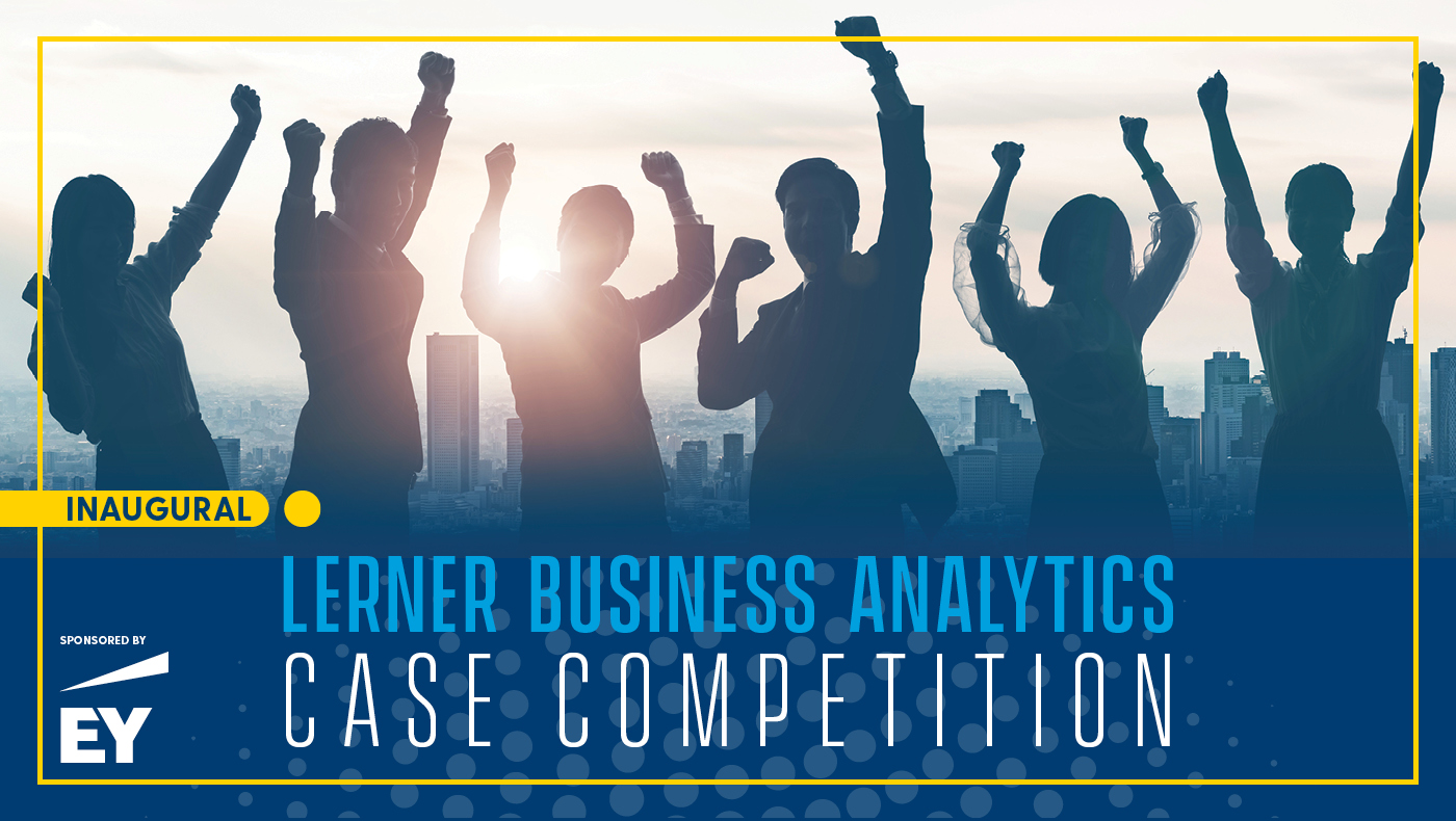 EY is sponsoring the inaugural Lerner Business Analytics Case Competition for UD students to gain experience applying their business analytics skills.