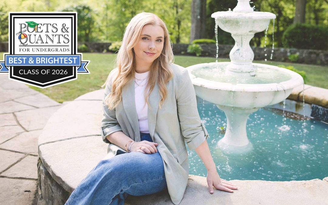 Julia Birchfield Named Among Poets&Quants Best and Brightest