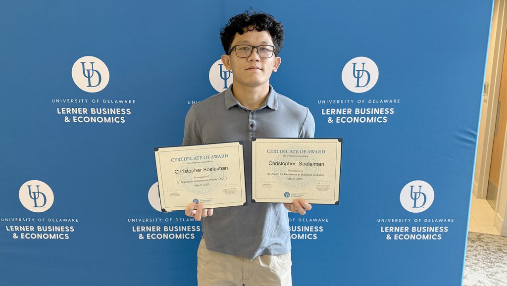 Christopher Soelaiman photo at Lerner Honors Day