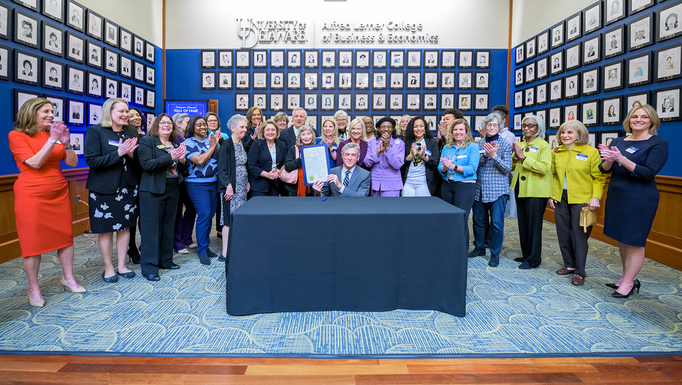 DE Governor Carney signs Women's History Month Proclamation