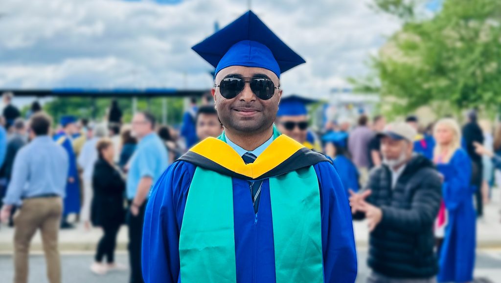 Fardin Khan grad photo