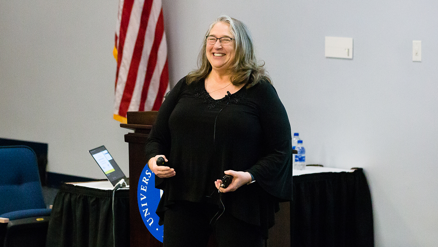 Katherine B. Ensor discusses the life-saving power of statistics at UD’s Gore Lecture