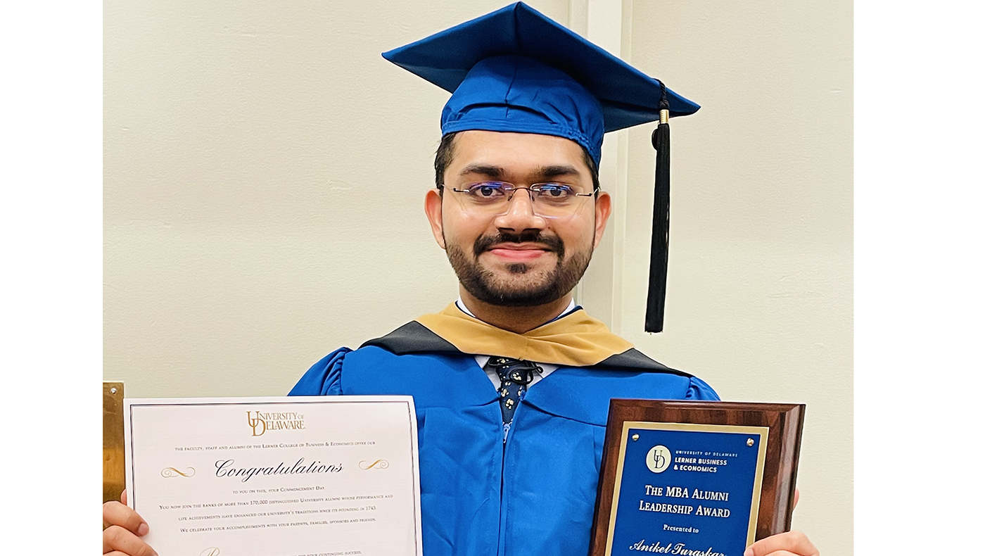 Aniket Turaskar graduation photo