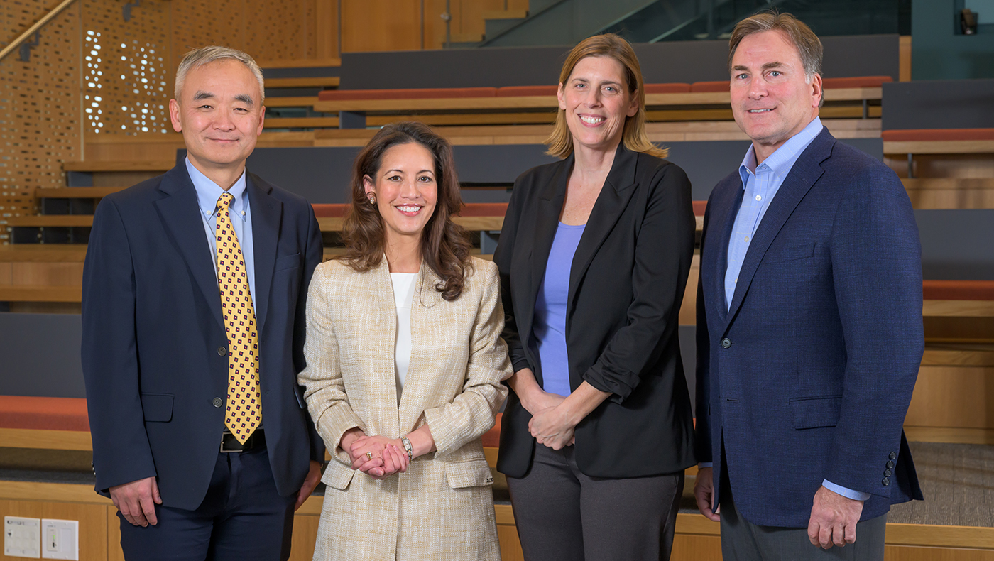 (l-r): Oliver Yao, Minda Watson, Jill Pante, and Scott Malfitano