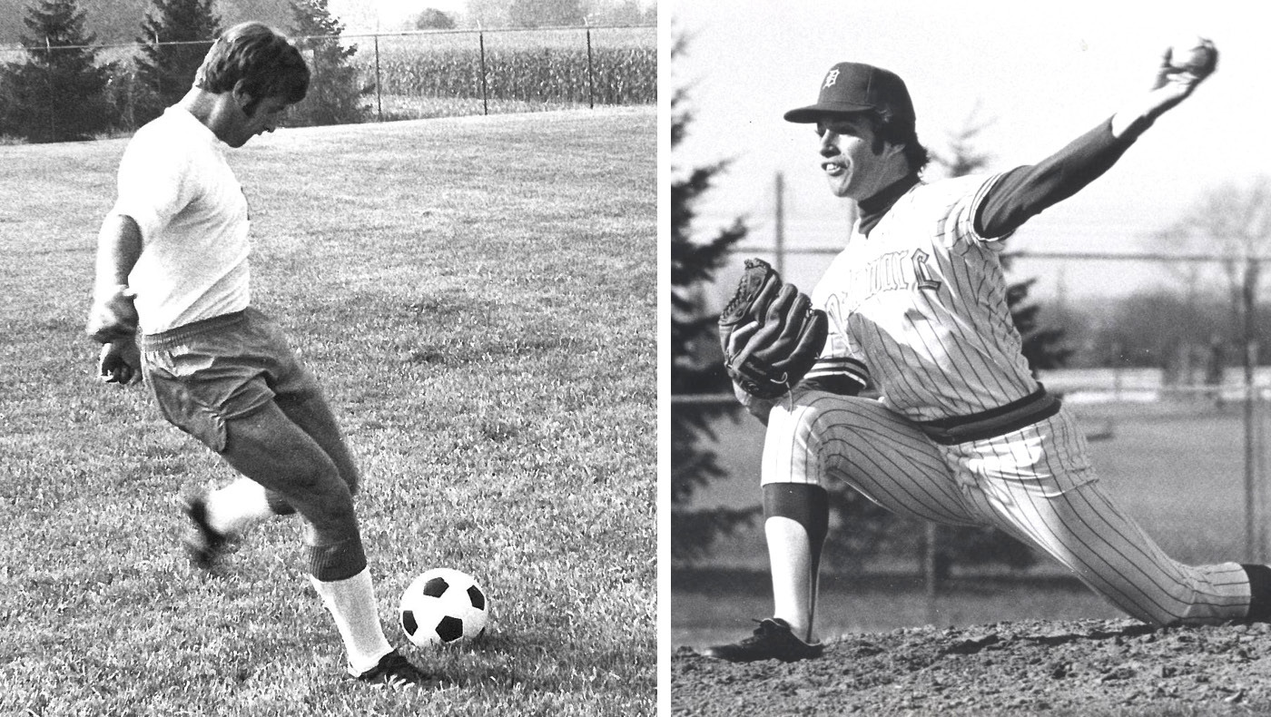 Dave Ferrell soccer and baseball photos.