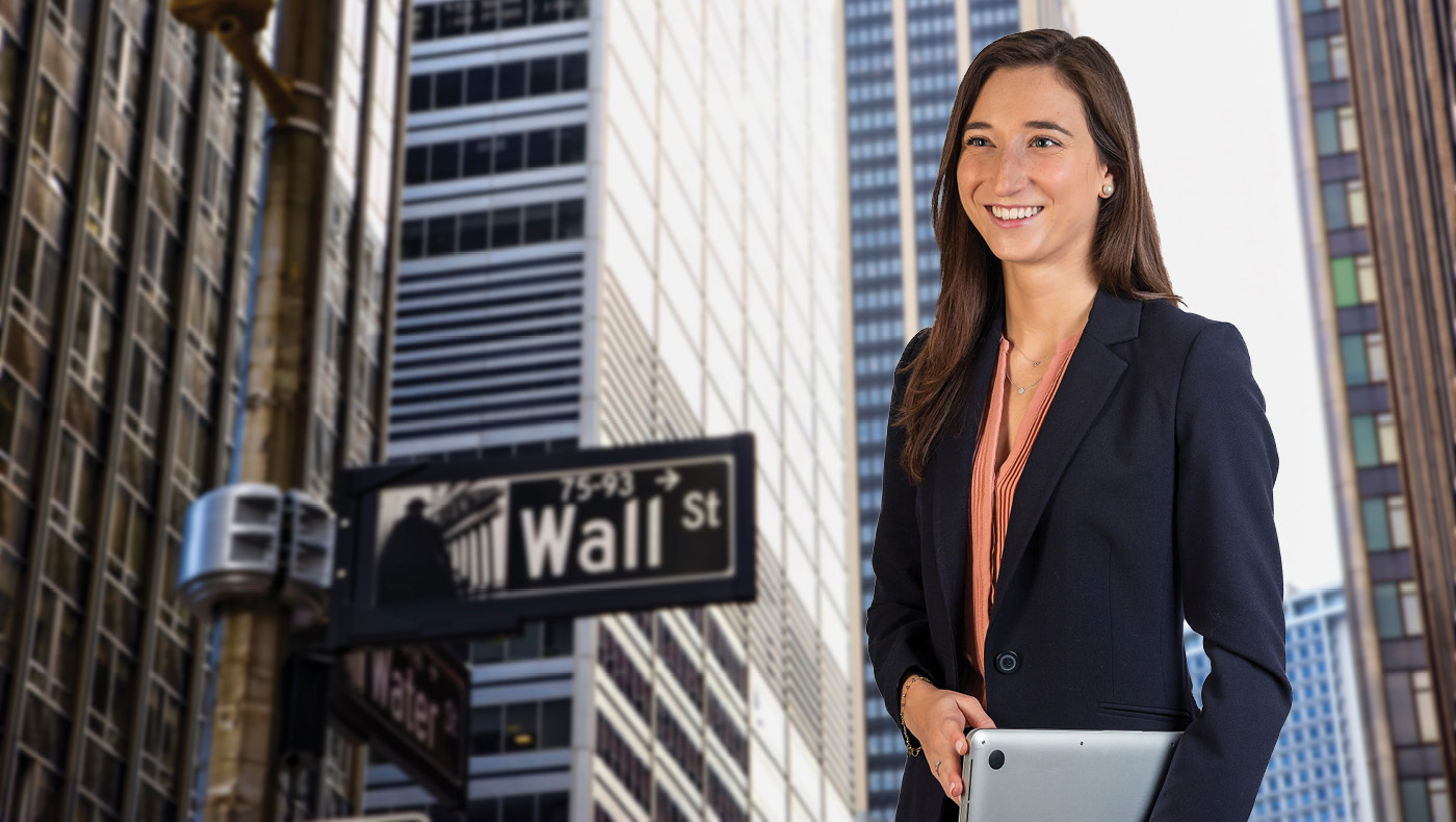 Kerry Schwartz lands a job on Wall Street